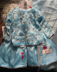 Gota Gharara -3pc Blue G