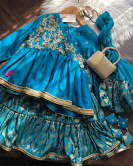 Feroza Banaras Angrakha -3pc