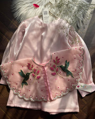 Eid Cape -2pc Powder Pink