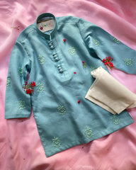 Aqua Motifs -2pc