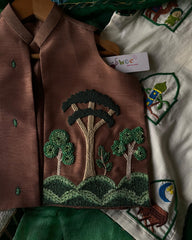 Baad-e-Saba Waistcoat -1pc B