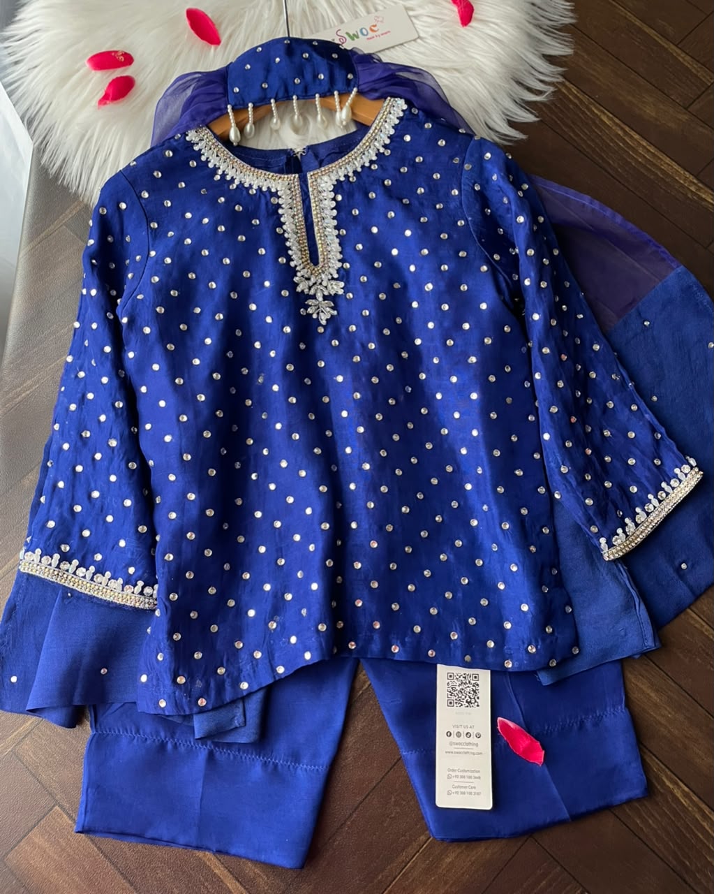 Cham Cham -3pc Blue