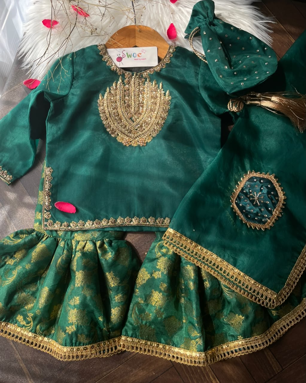 Noor E Jahan -4pc Green