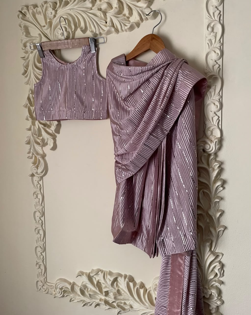 Husna Draped Saree -2pc