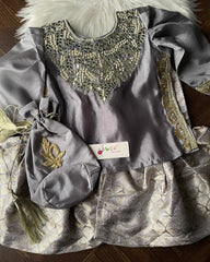 Rukhsati -4pc Grey