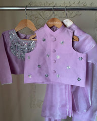 Rukhsati Waistcoat -1pc (Lilac)