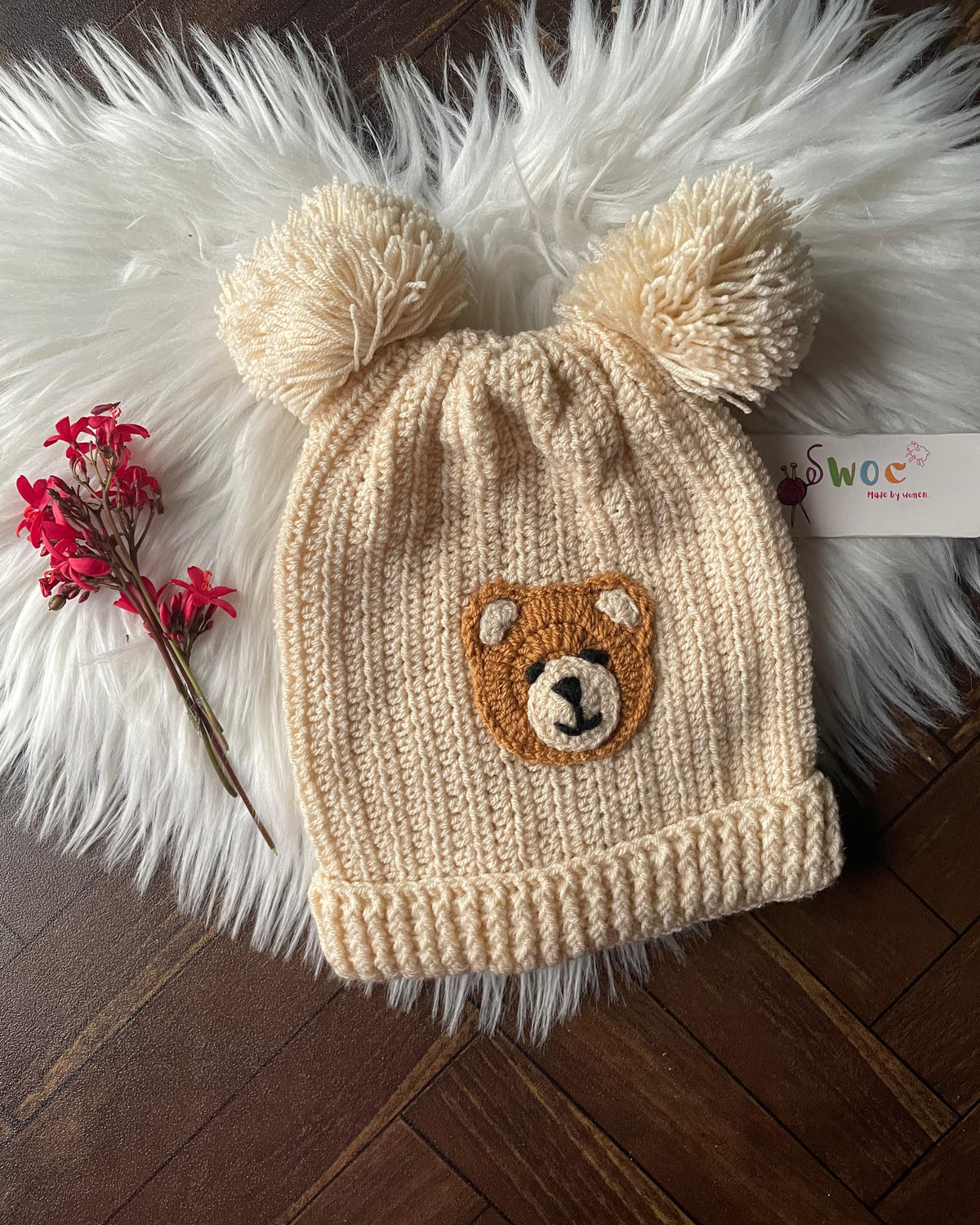 Bear Beanie -1pc