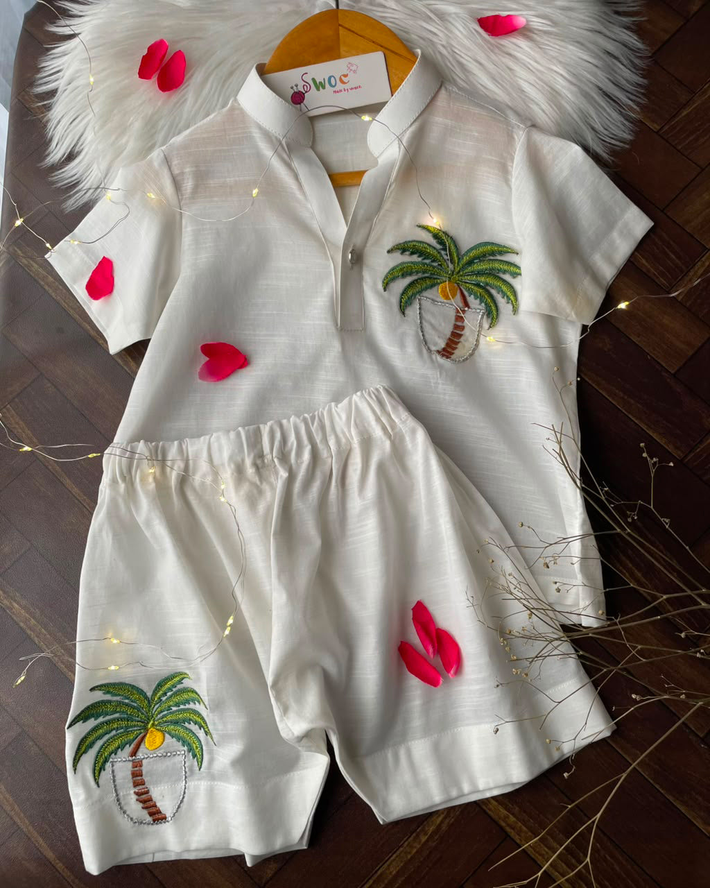 Palm Shorts -2pc