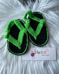 Neon Strap Sandals