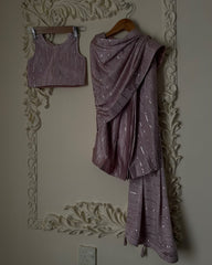 Husna Draped Saree -2pc