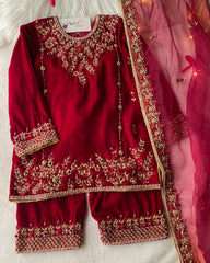 Surkh Makhmal -3pc